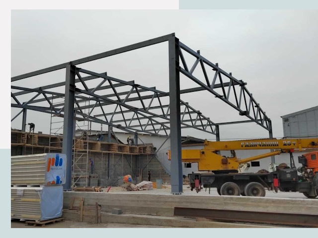 Строительство цехов в Ногинске