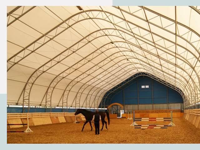 Строительство конных манежей в Ногинске