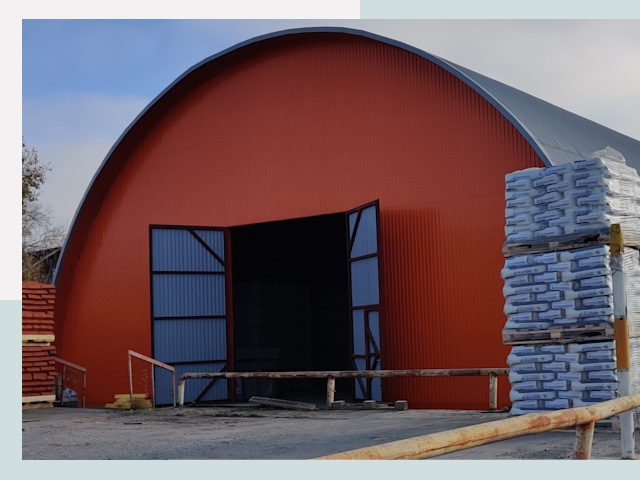 Полукруглые ангары по цене от 608 руб. в Ногинск