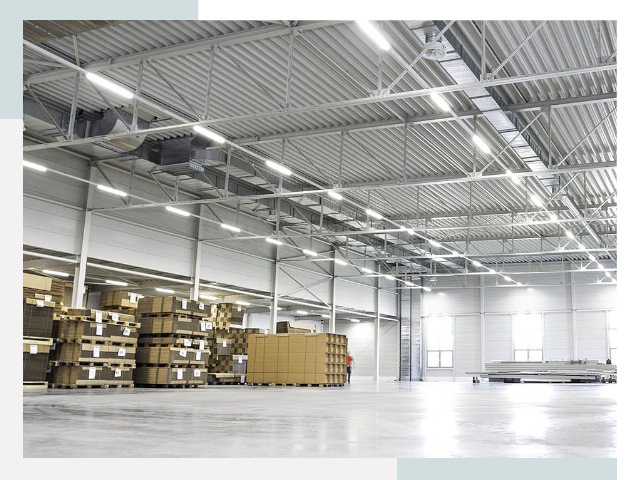 Освещение ангаров в Ногинске